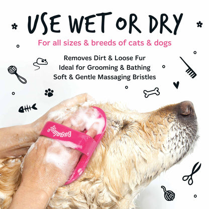 Bugalugs Bath Brush - Pink