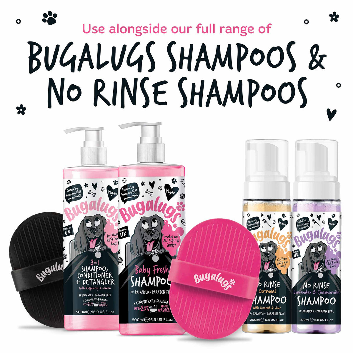 Bugalugs Bath Brush - Pink