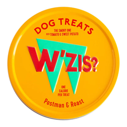 W'ZIS Postman & Roast 1-Calorie Dog Treat Tin - Smoky Flavour 50g