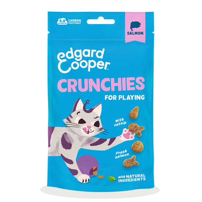 Edgard & Cooper Cat Treats - Salmon Crunchies - 50g