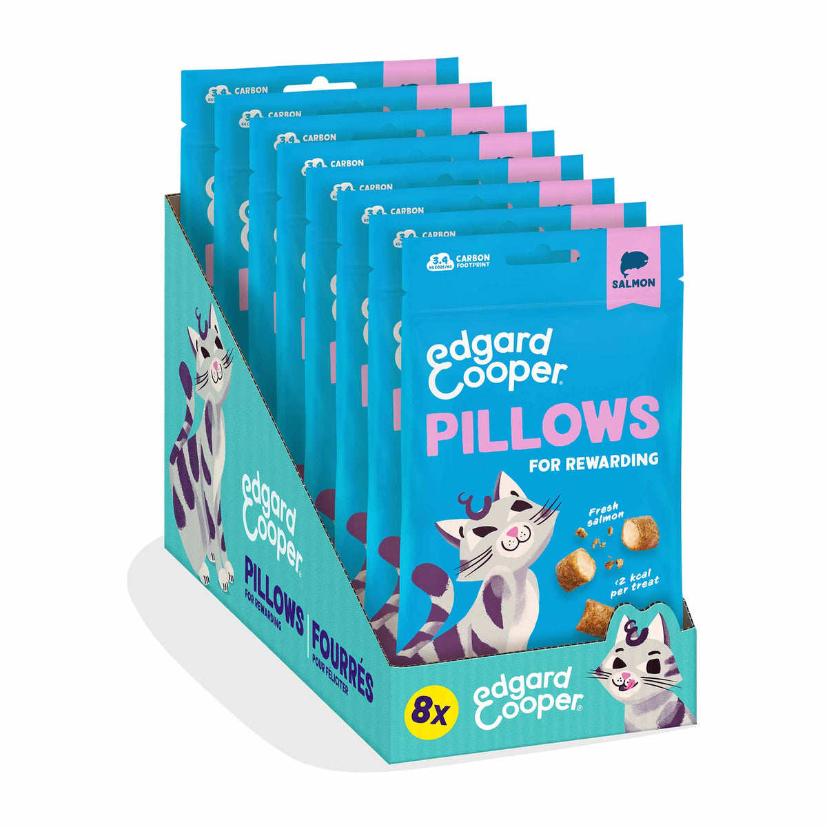Edgard & Cooper Cat Treats - Salmon Pillows - 60g