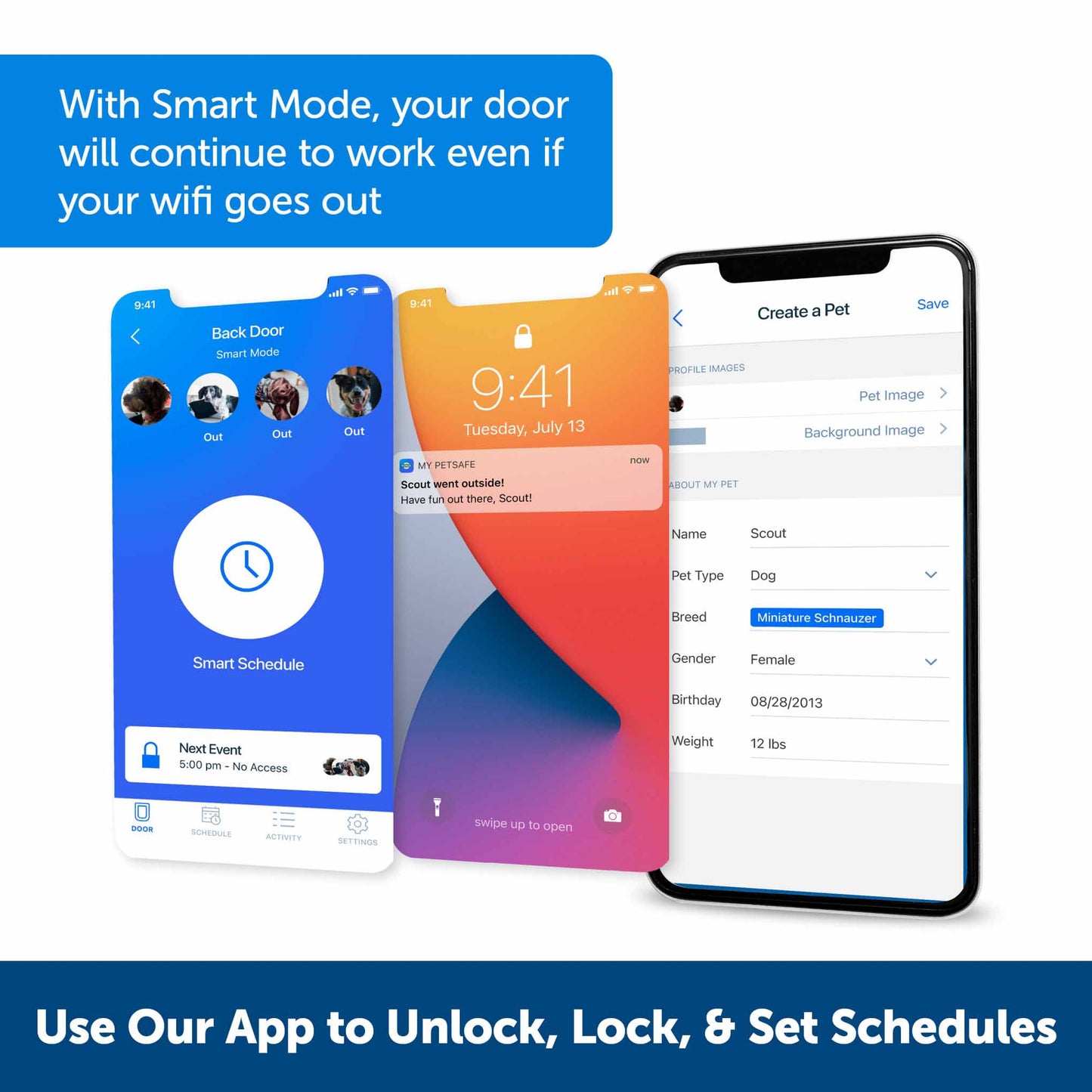PetSafe SmartDoor Connected Pet Door - Large