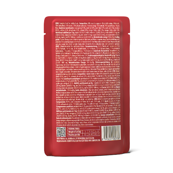 Carnilove Adult Wet Cat Food Pouches - Duck with Catnip in Jelly