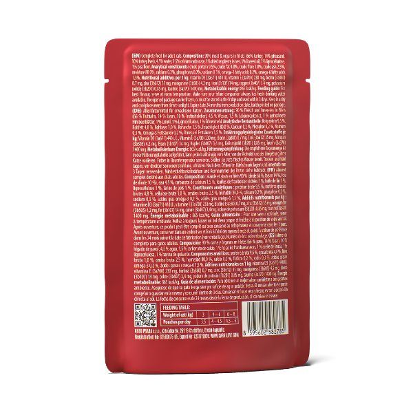 Carnilove Adult Wet Cat Food Pouches - Pheasant with Raspberry Leaves in Jelly