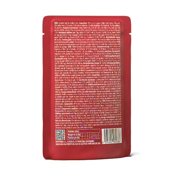 Carnilove Adult Wet Cat Food Pouches - Quail with Dandelion in Gravy - 24x85g