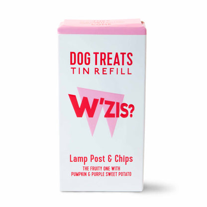 W'ZIS Lamp Post & Chips 1-Calorie Dog Treat Carton - Fruity Flavour 48g