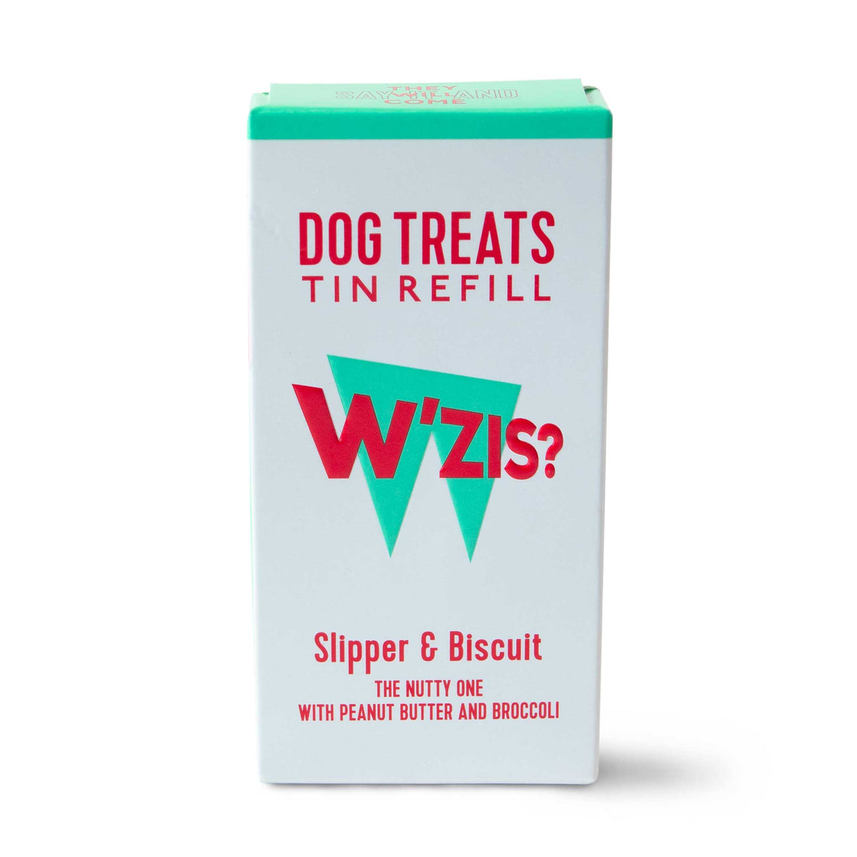 W'ZIS Slipper & Biscuit 1-Calorie Dog Treat Carton - Nutty Flavour 48g