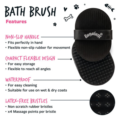 Bugalugs Bath Brush - Black