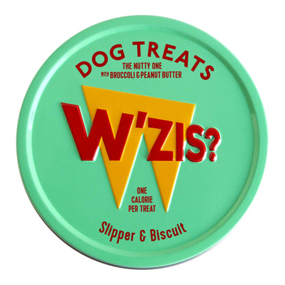 W'ZIS Slipper & Biscuit 1-Calorie Dog Treat Tin - Nutty Flavour 50g