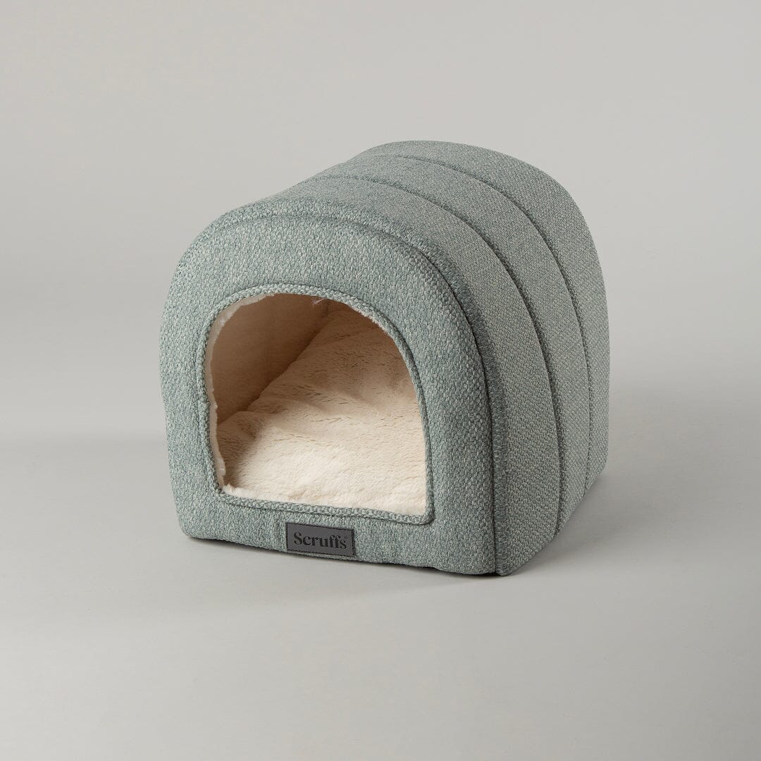 Scruffs Seattle Cave Cat Bed - Topaz Green