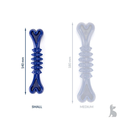 Barkshire Small Studded Bone Dog Toy - Blue