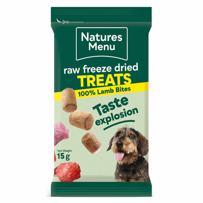 Natures menu Natures Menu Freeze Dried Bite Raw Lamb Adult pet food packaging