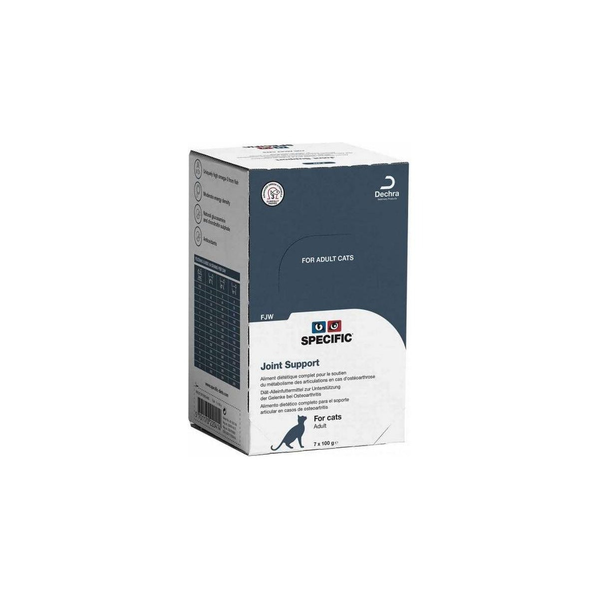 Dechra Specific FJW Joint Support Wet Cat Food - Trays