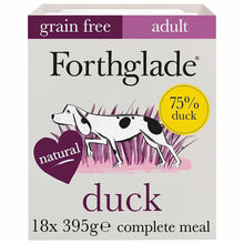 Forthglade Complete Grain Free Adult Wet Dog Food - Duck & Potato - 18x395g trays