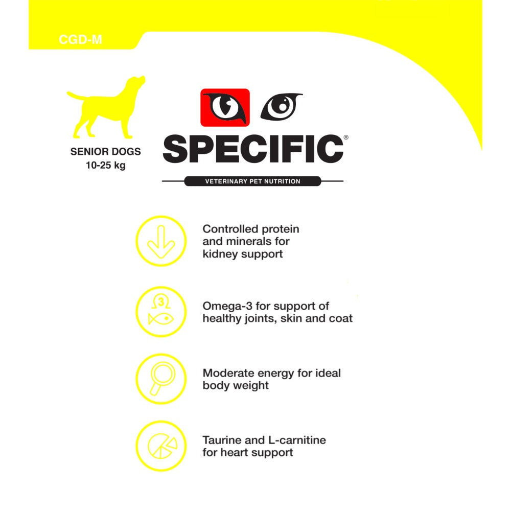 Dechra Specific CGD-M Senior Medium Breed Dry Dog Food