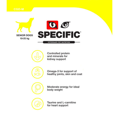 Dechra Specific CGD-M Senior Medium Breed Dry Dog Food