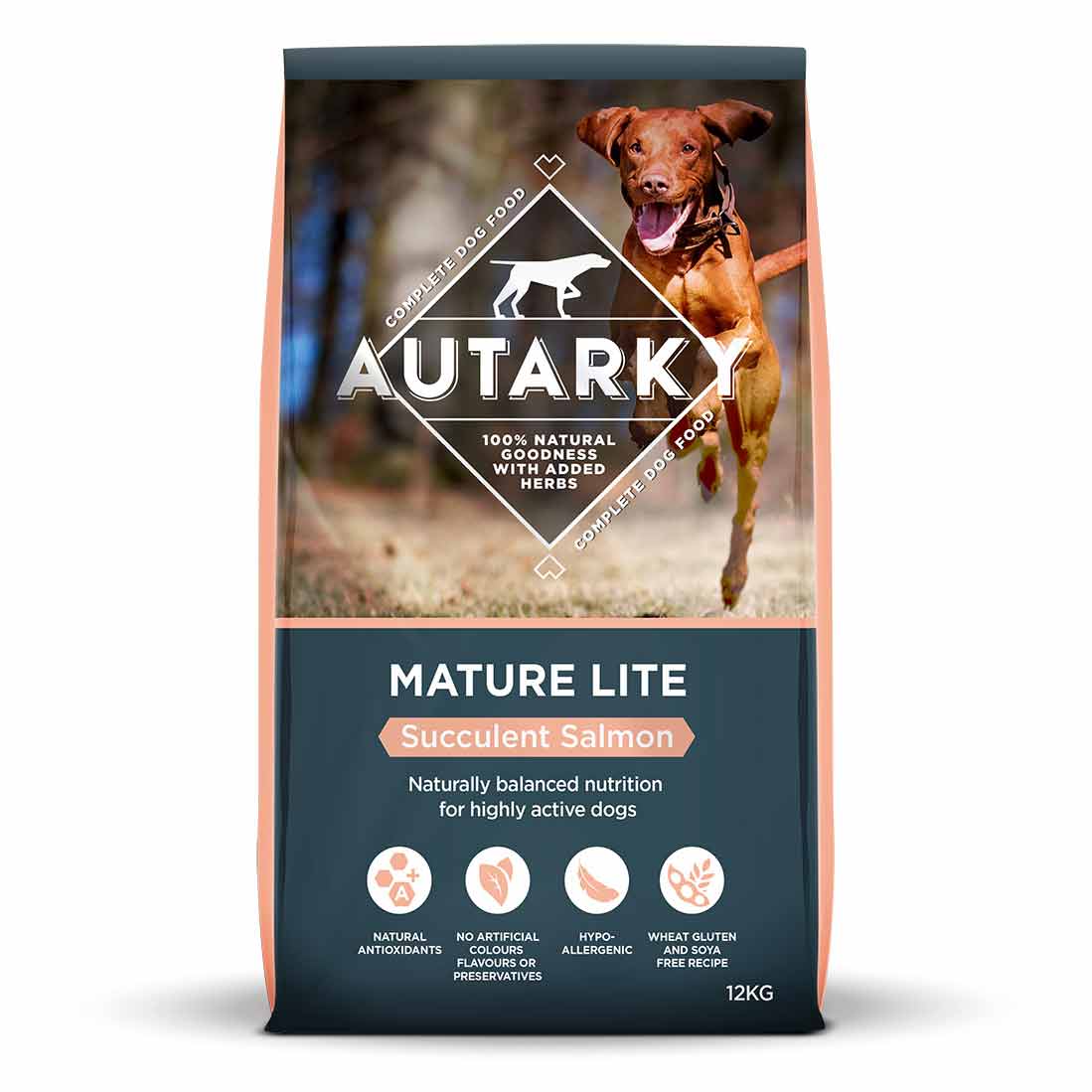 Autarky Autarky Lite Salmon Senior Dry Dog Food pet food packaging