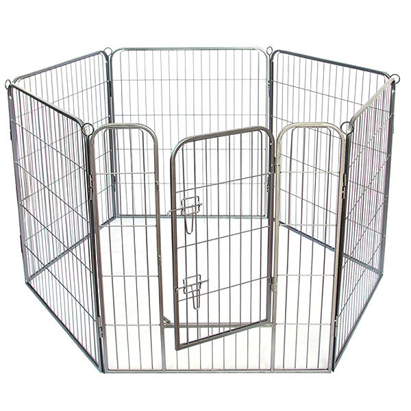 Barkshire Heavy Duty Dog Pen - 6 Panels W78 x H76cm