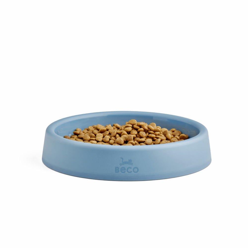 Beco Steady Cat Bowl - Coastal Blue