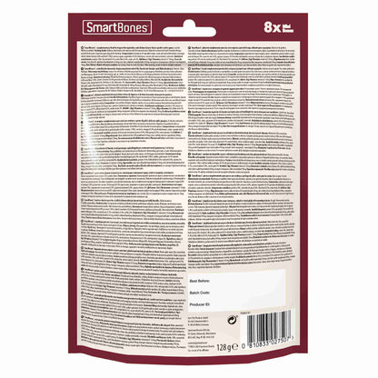 SmartBones Mini Bones - Beef - 8 Bones