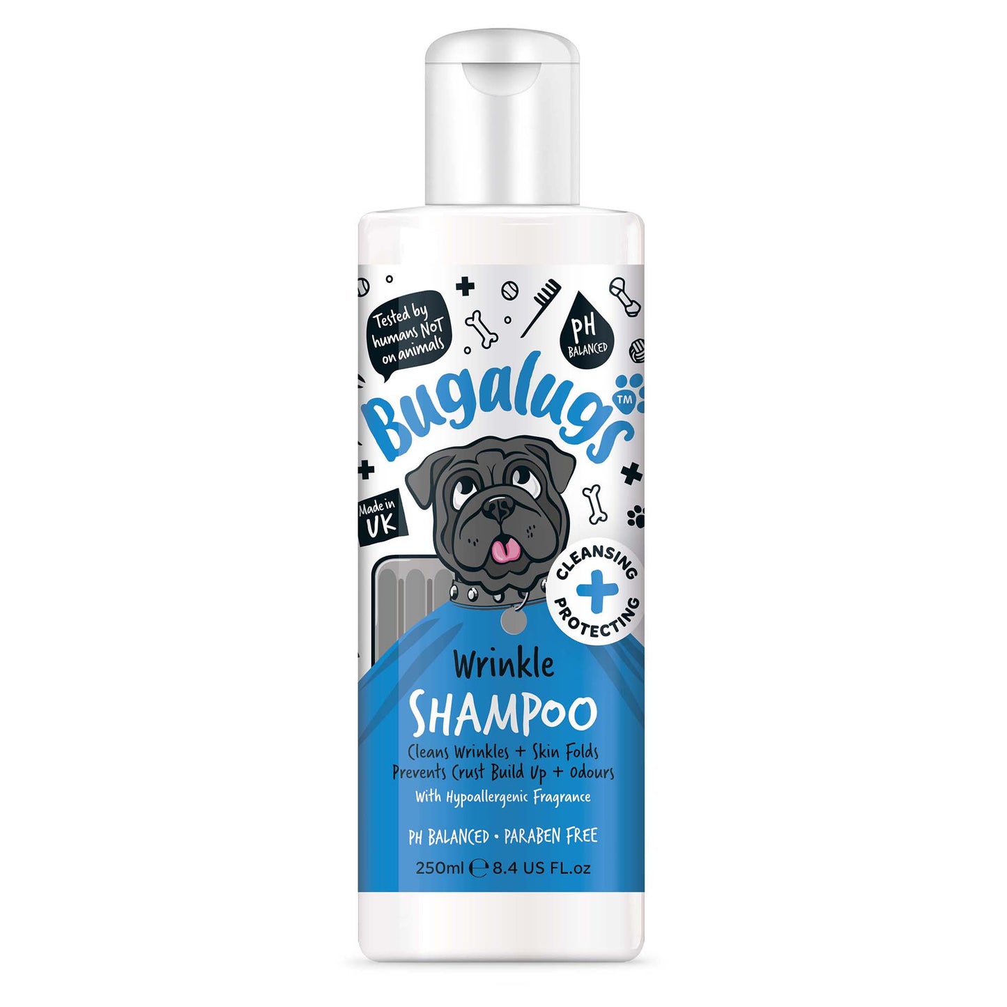 Bugalugs Wrinkle Shampoo for Dogs & Cats - 250ml