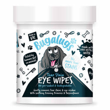 Bugalugs Tear Stain Eye Wipes for Dogs - 100 wipes