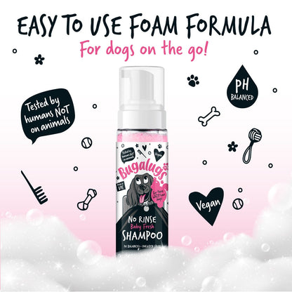 Bugalugs No Rinse Baby Fresh Dog Shampoo - 200ml