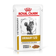 ROYAL CANIN Veterinary Urinary S/O Moderate Calorie Morsels in Gravy Adult Wet Cat Food - 48x85g