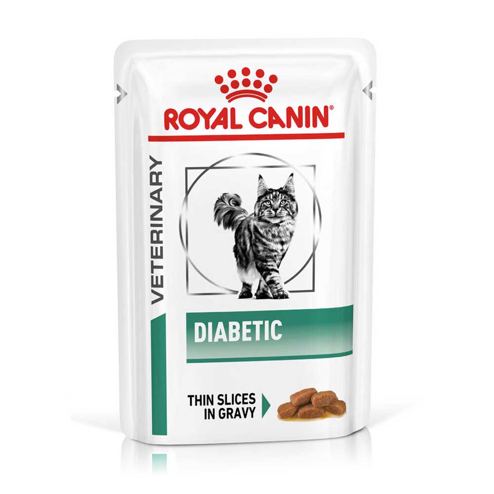 Royal Canin Royal Canin Veterinary Diabetic Adult Wet Cat Food pet food packaging