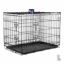 Barkshire Heavy Duty Dog Cage with Divider - Large  91 x 59cm