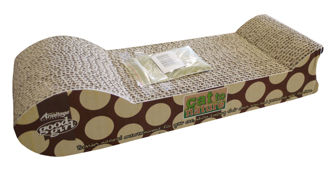 Good Girl Cat To Nature Card Cat Scratcher