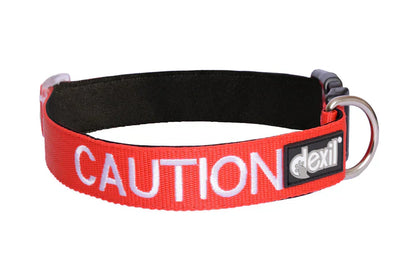 Friendly Dog Collars - "Caution" Dog Collar