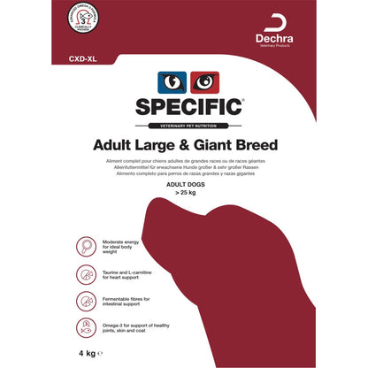 Dechra Specific CXD-XL Adult Large & Giant Breed Dry Dog Food