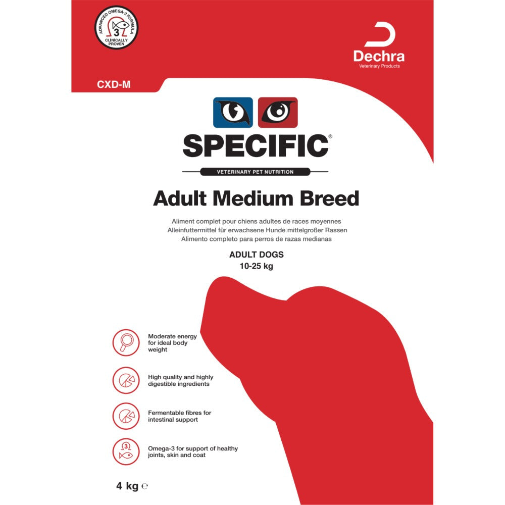 Dechra Specific CXD-M Adult Medium Breed Dry Dog Food