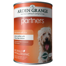 Arden Grange Partners Adult Wet Dog Food - Chicken & Rice - 6x395g Cans