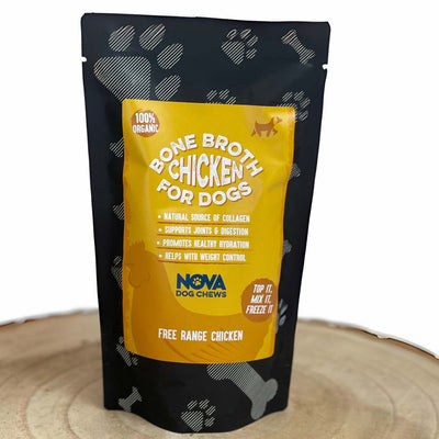 Nova Nova Bone Broth Chicken Adult Wet Dog Food pet food packaging