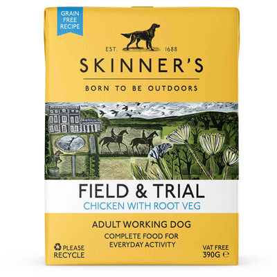 Skinners Skinners Field Trial Grain Free Chicken Adult pet food packaging