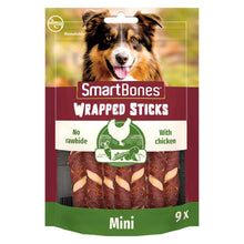 SmartBones Chicken Wrapped Mini Sticks Adult Dry Dog Treats - 9 Sticks