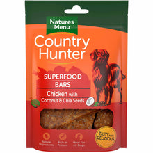Country Hunter Superfood Bars for Adult Dogs - Chicken with Chia & Coconut - 100g