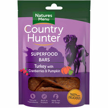 Country Hunter Superfood Bars for Adult Dogs - Turkey with Cranberries & Pumpkin - 100g
