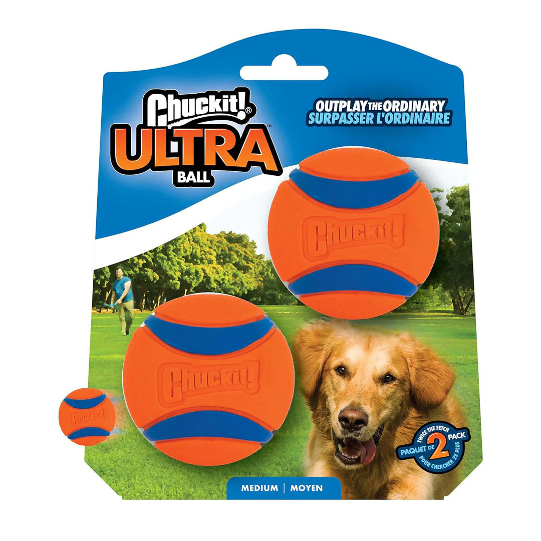 Chuckit! Ultra Ball Medium 2.5in Pack of 2