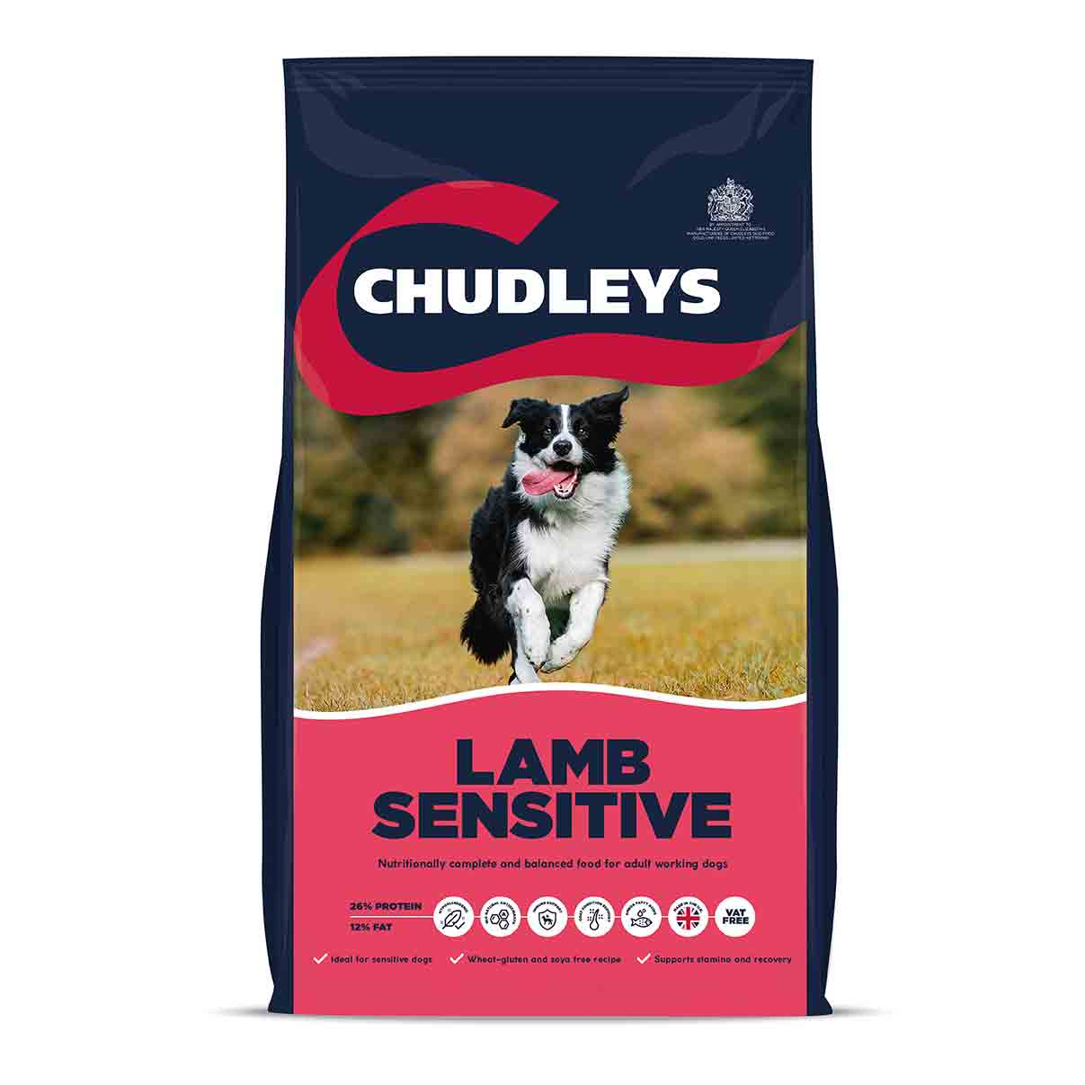 Chudleys Chudleys Sensitive Lamb Adult Dry Dog Food pet food packaging