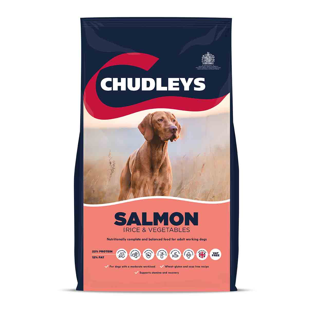 Chudleys Chudleys Chicken Salmon Adult Dry Dog Food pet food packaging