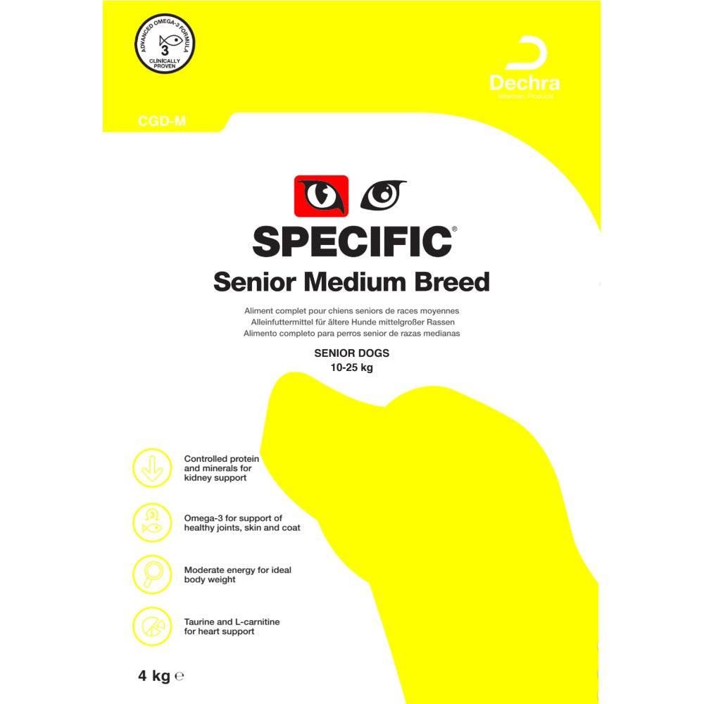 Dechra Specific CGD-M Senior Medium Breed Dry Dog Food