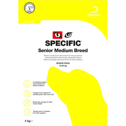 Dechra Specific CGD-M Senior Medium Breed Dry Dog Food