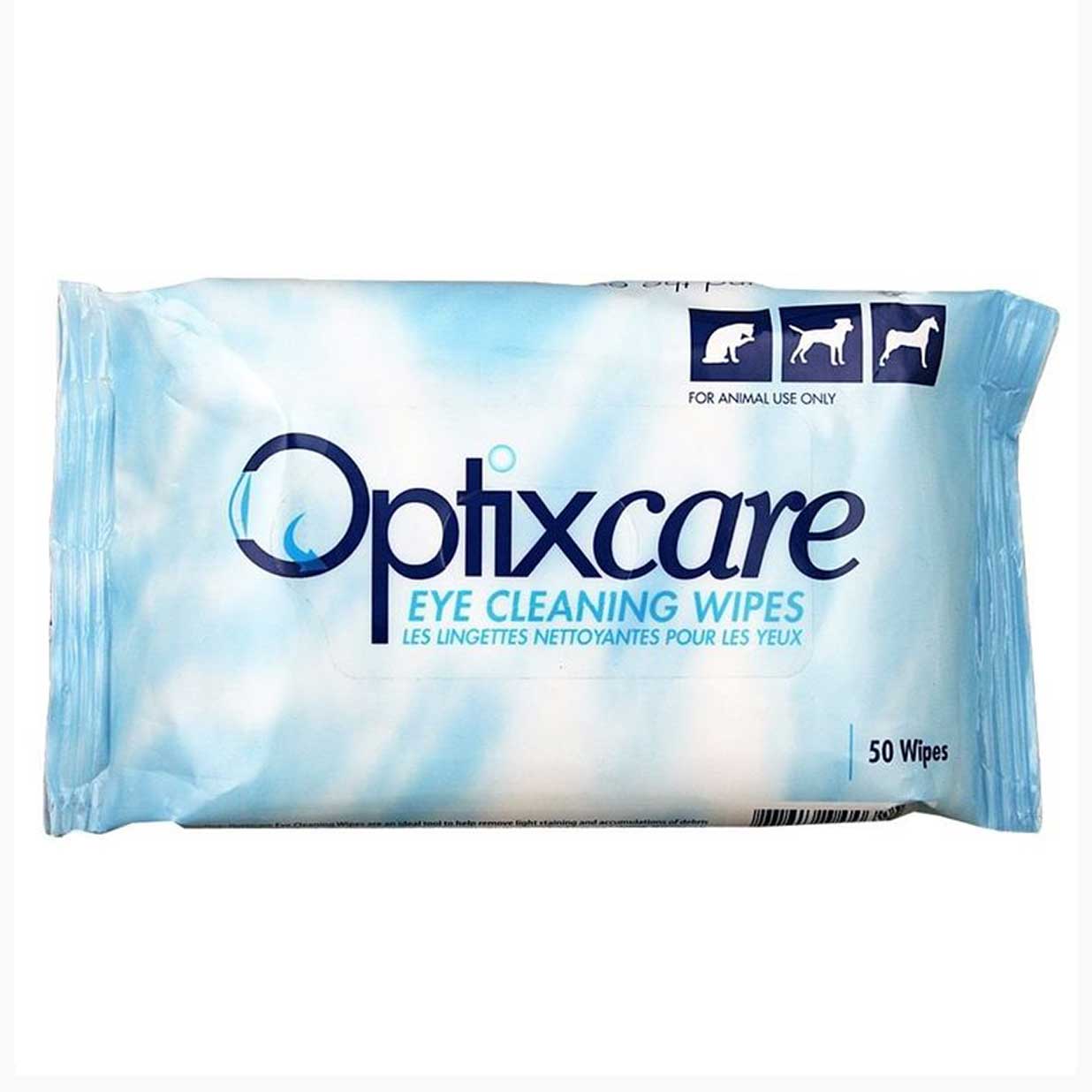 Optixcare Eye Cleaning Wipes for Cats and Dogs - 50 Wipes