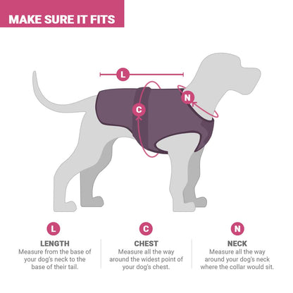 Danish Design Black Harness 2 in 1 Ultimate Dog Coat - 14in / 35cm