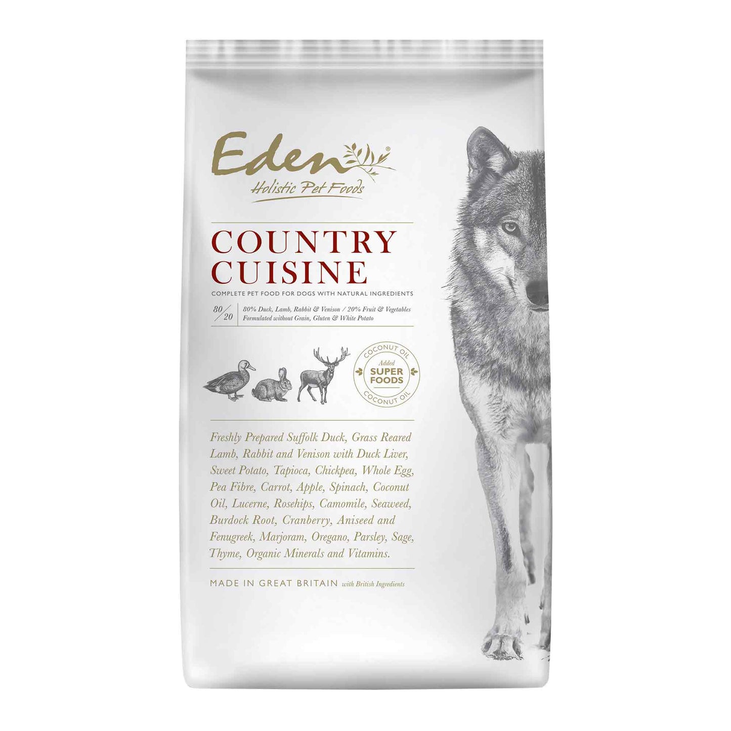 Eden 80/20 Country Cuisine Adult Dry Dog Food - Small Kibble