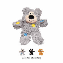 KONG Softies Patchwork Bear Cat Toy - Assorted
