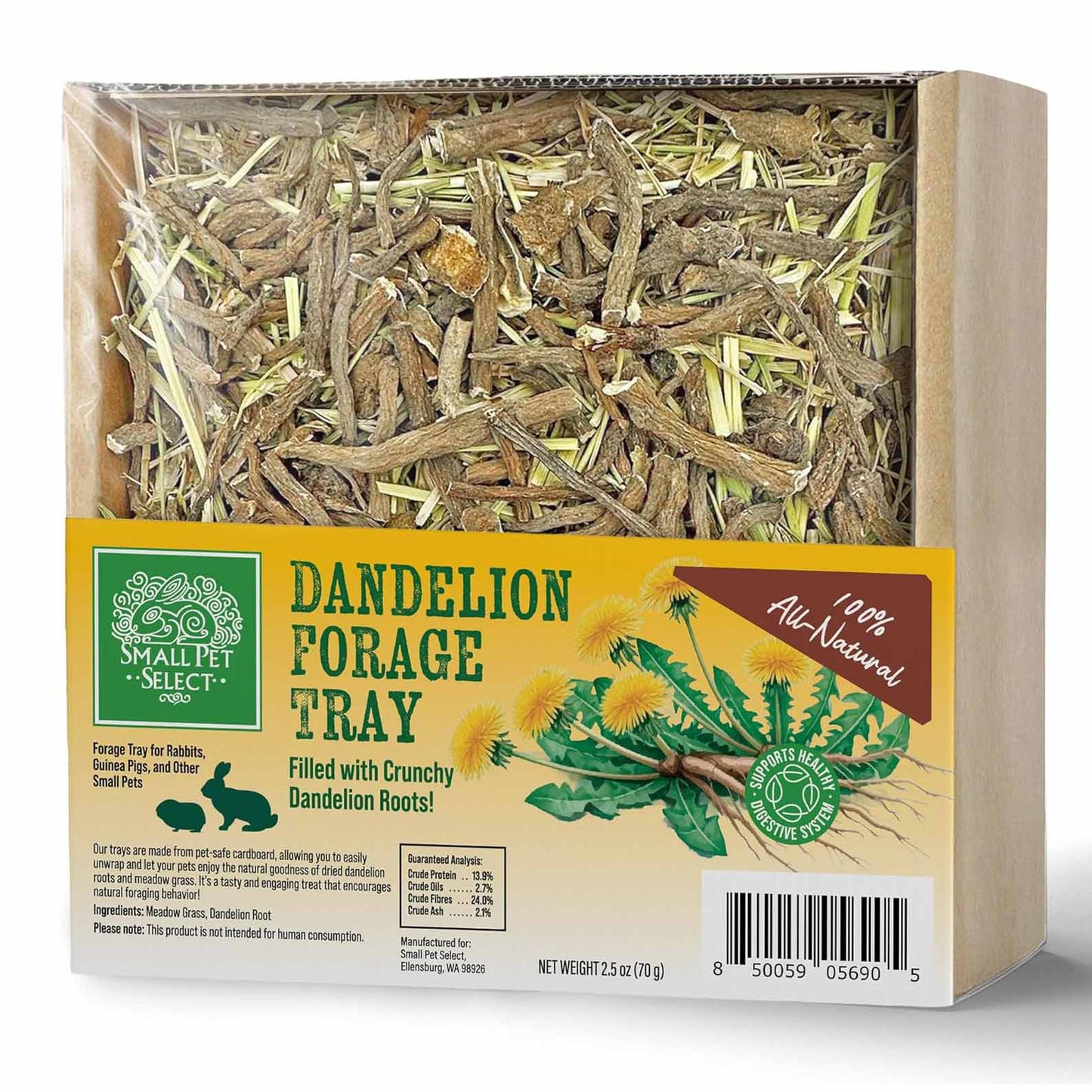 Small Pet Select Dandelion Forage Tray